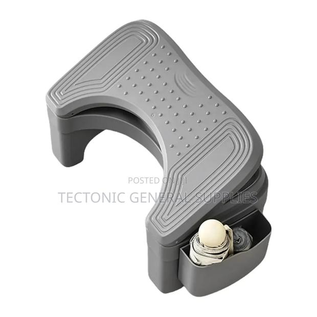 Foldable / Adjustable Footrest With Storage Space /Toilet Stool - thumbnail 5