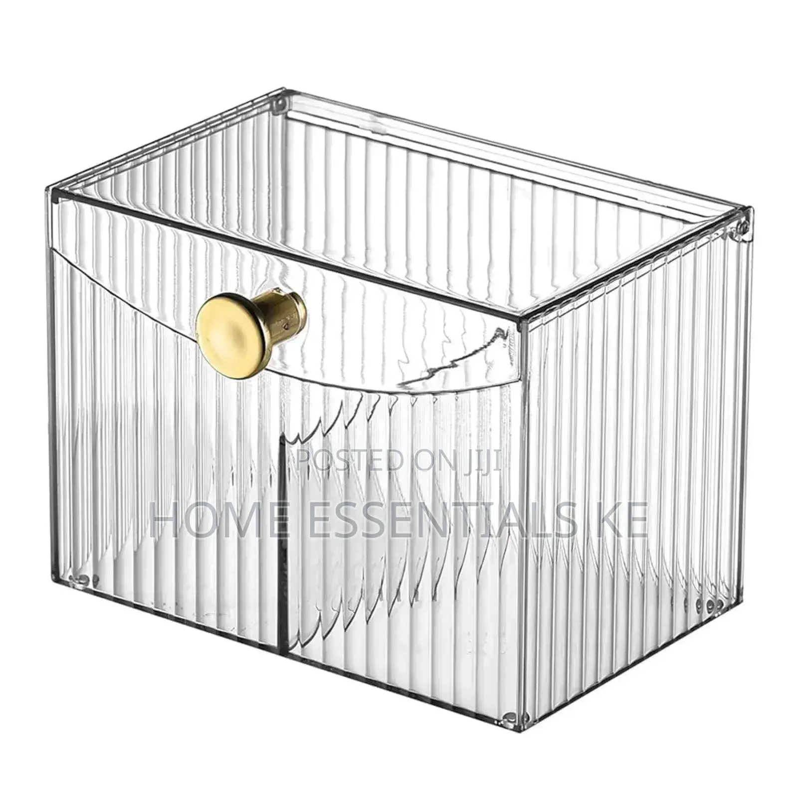 *2 Compartment Acrylic Storage Box /Earbuds Storage