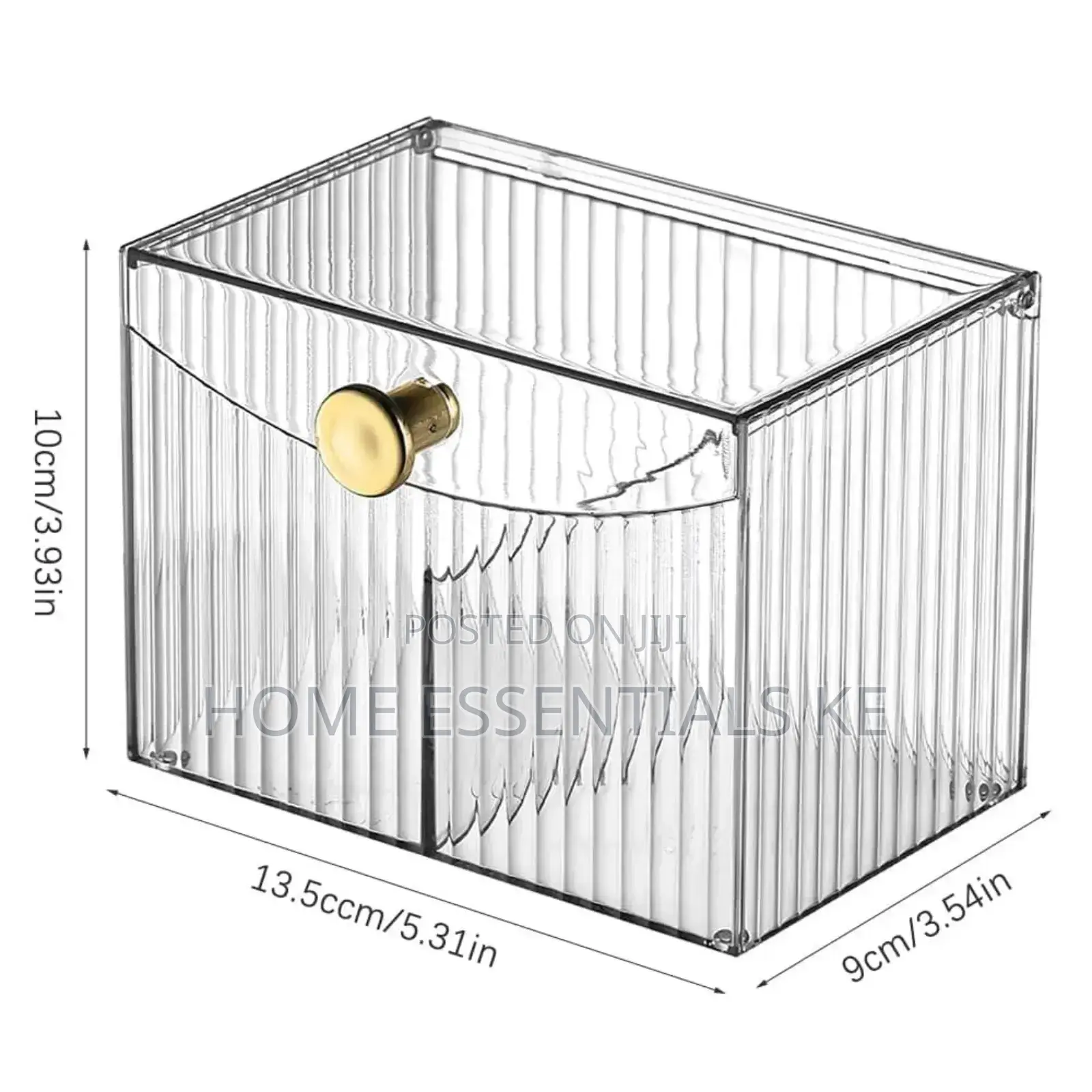 *2 Compartment Acrylic Storage Box /Earbuds Storage