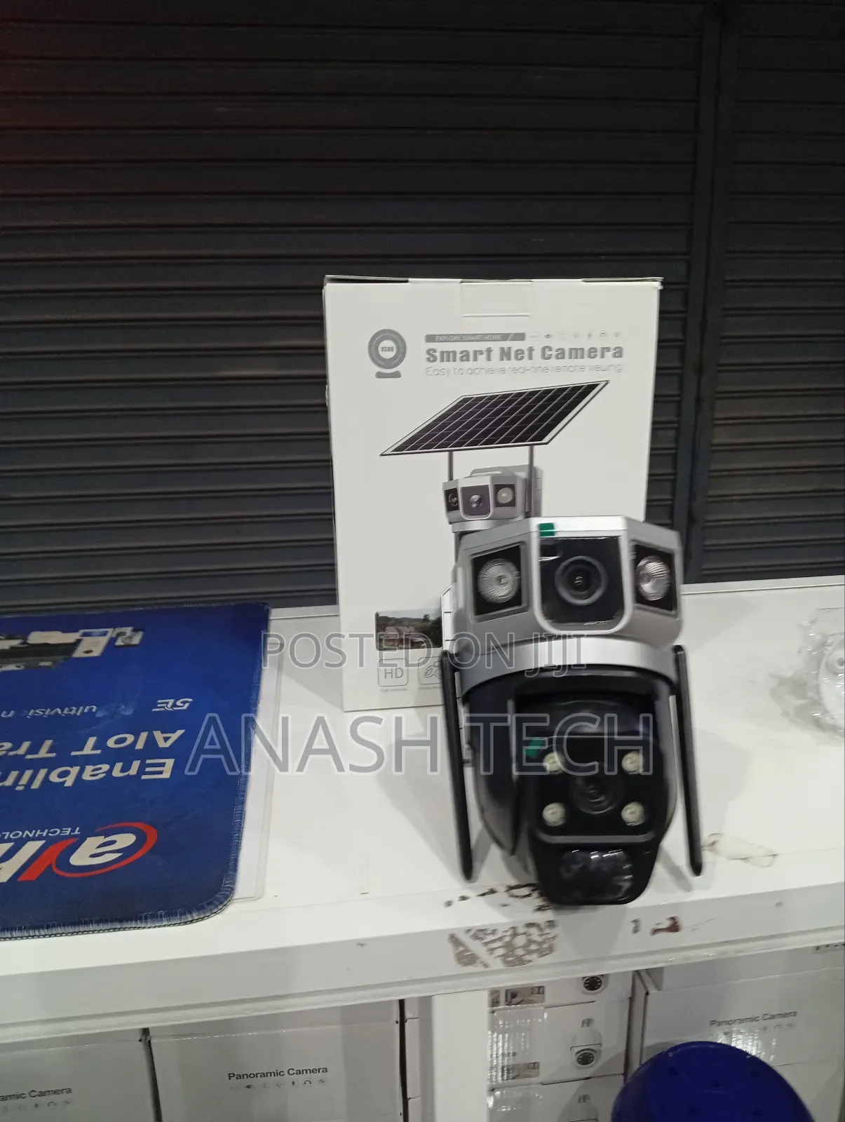 Ideal 360 PTZ Wifi Dual Lens Ip Solar CCTV Camera Is an Outdoor