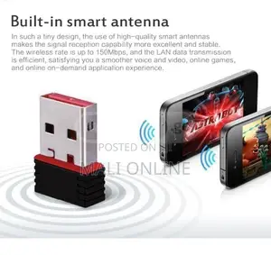 Usb Wifi Adapter 600mbps Wireless 802.11n Mini Dongle High Speed