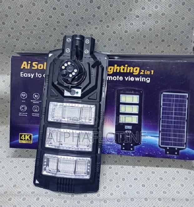 Solar Light 4g Solar Powered Aicctv Camera on 450w Private/Commercial