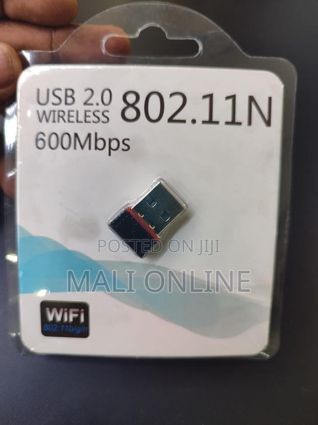 Usb Wifi Adapter 600mbps Wireless 802.11n Mini Dongle High Speed - thumbnail 4