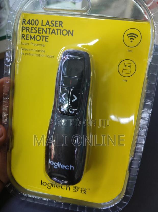 Logitech Wireless Presenter R400 With Laser Pointer 2.4ghz Rf Remote