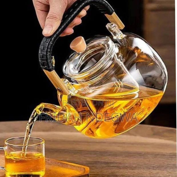 High Borosilicate Glass Tea/Coffee Pot - main view
