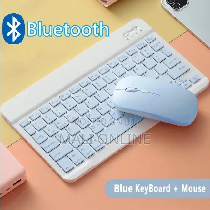 Wireless Keyboard Mouse Set Ultra Slim Bluetooth Ergonomic Combo
