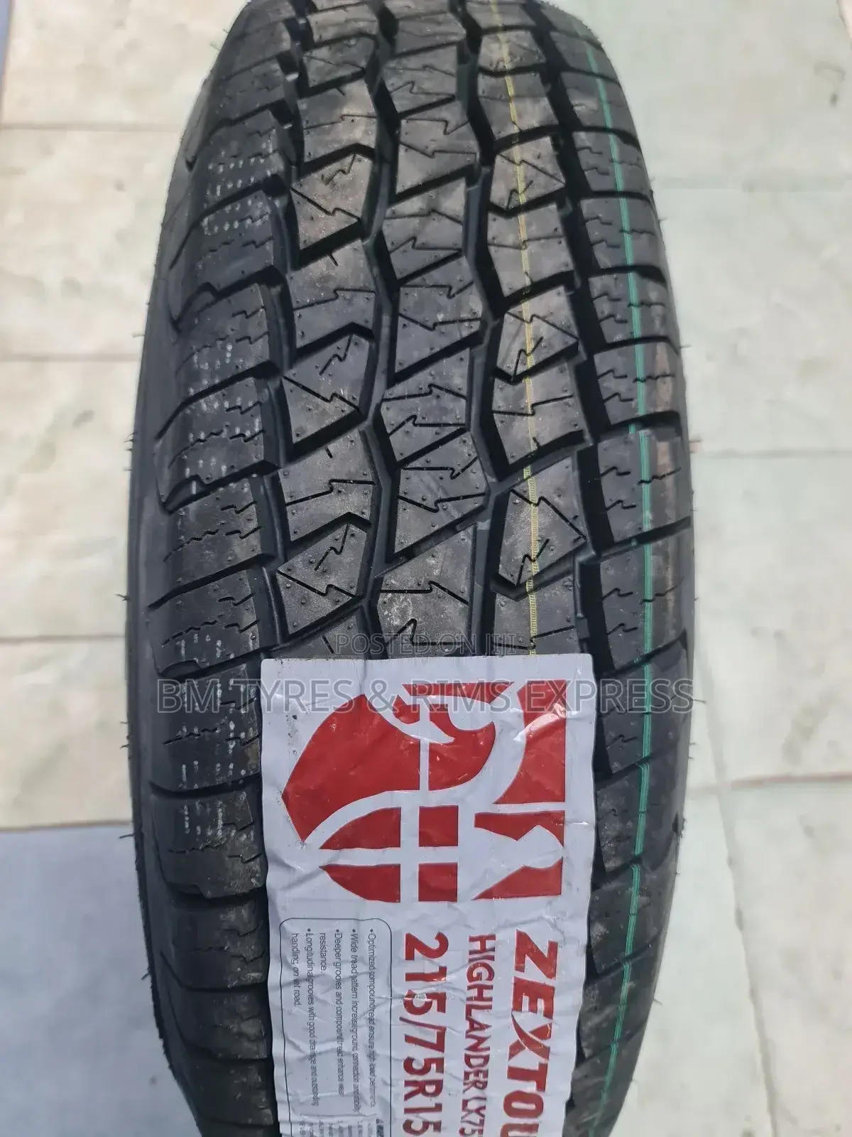 215 /75 R15 Zextour Tyres (All Terrrain)