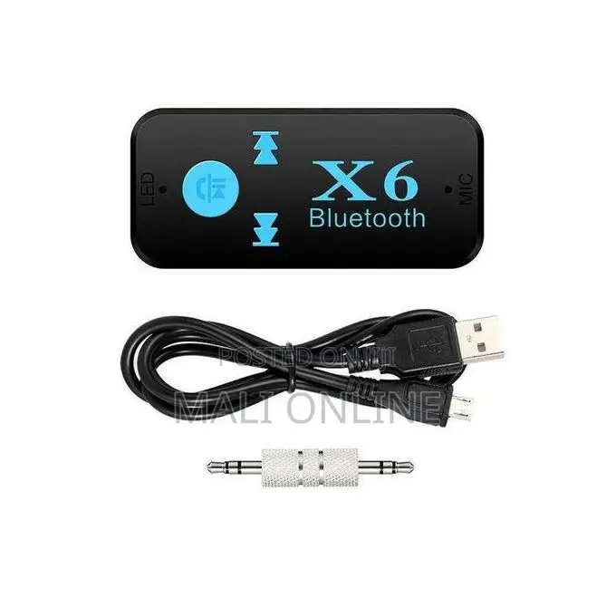 X6 3-in-1 Bluetooth Audio Receiver Transmitter 3.5mm Aux Car Usb