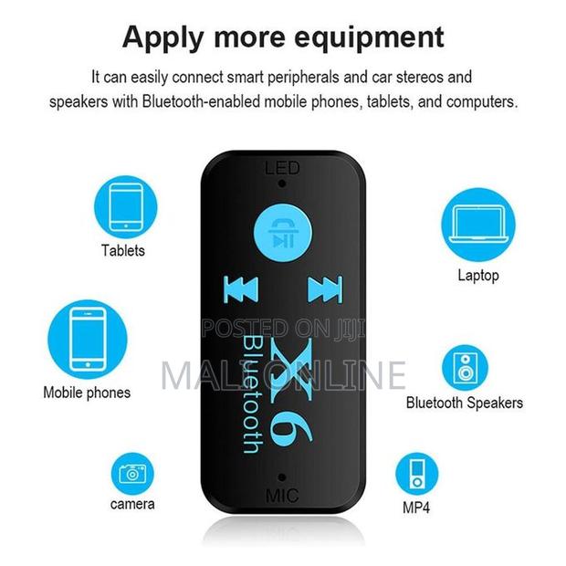 X6 3-in-1 Bluetooth Audio Receiver Transmitter 3.5mm Aux Car Usb - thumbnail 5