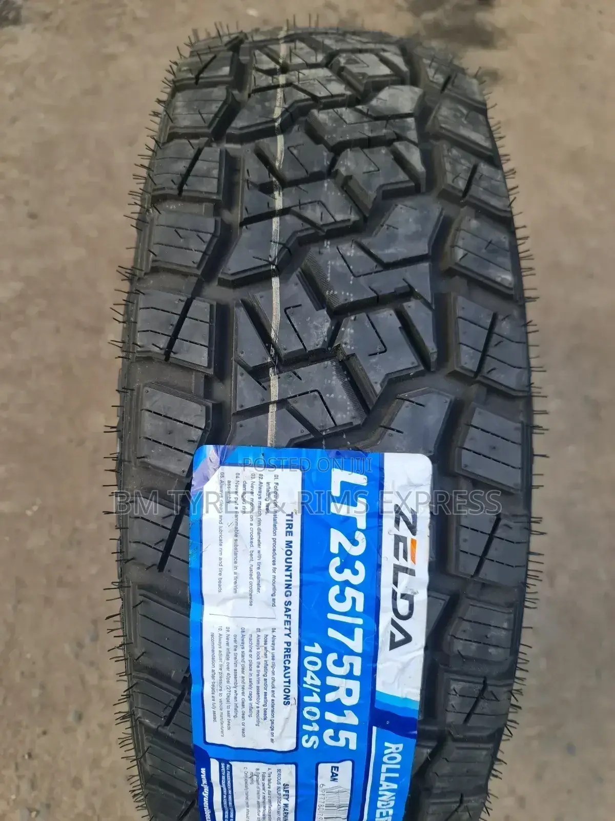 235 /75 R15 Zelda Tyres (All Terrrain) Commercial
