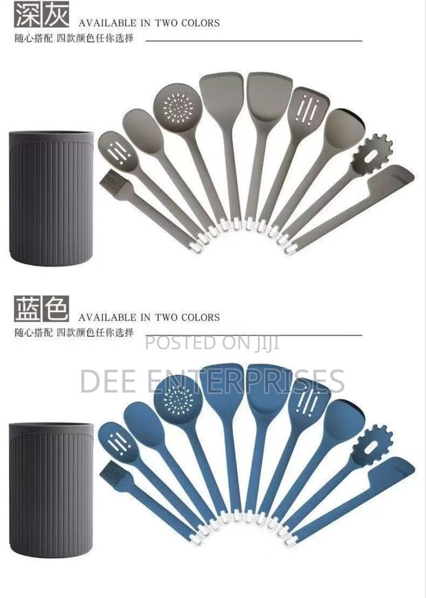 High Quality Silicon Spoon Set 10pcs