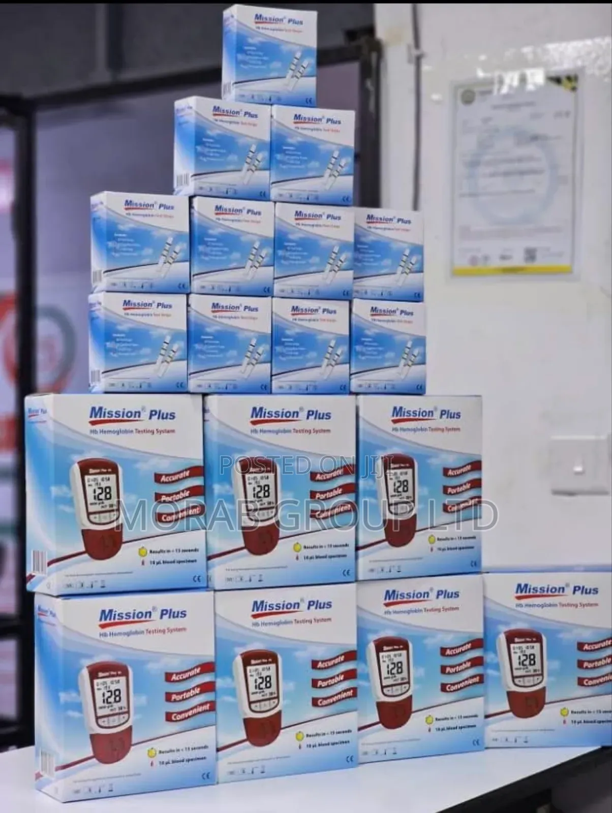 Hb - Hemoglobin Test System + Strips (Mession Plus)
