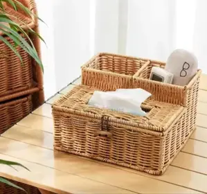 *3 Slots Storage Organizer With Serviette Holder*