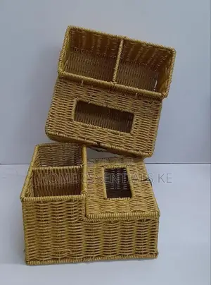 *3 Slots Storage Organizer With Serviette Holder*