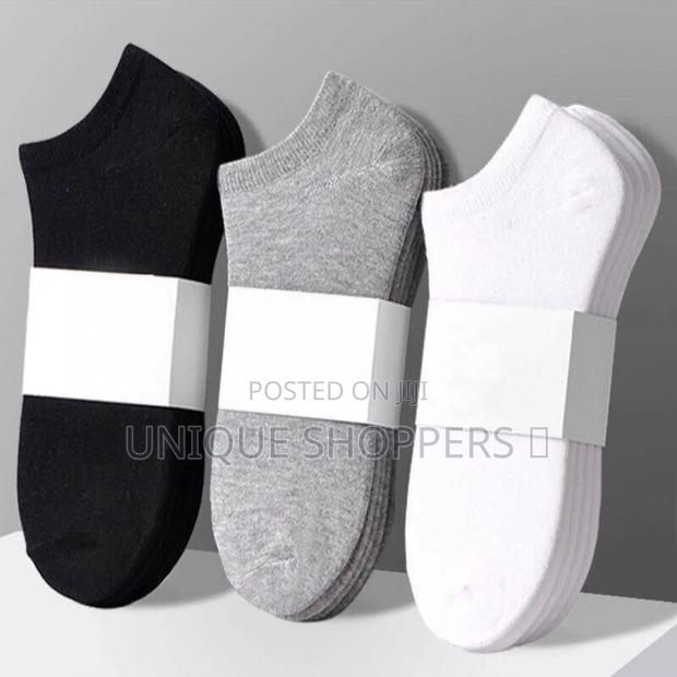 10 Pairs Cotton Socks*
 Available in 
Black 
White 
Grey