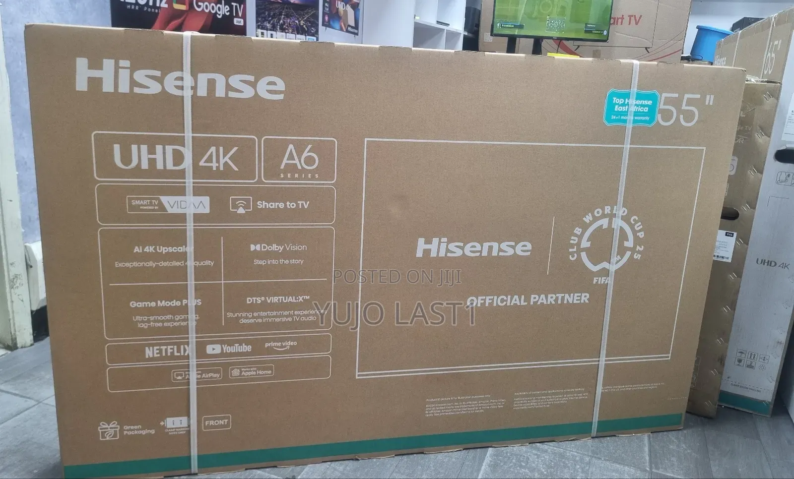 Hisense 55" 55a6n Uhd Smart Tv Vidaa