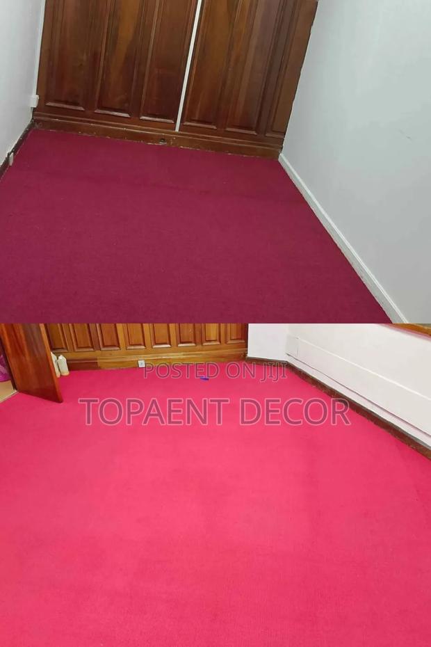 Red Insulation 4mm Flooring Solutions Red Carpet - main view