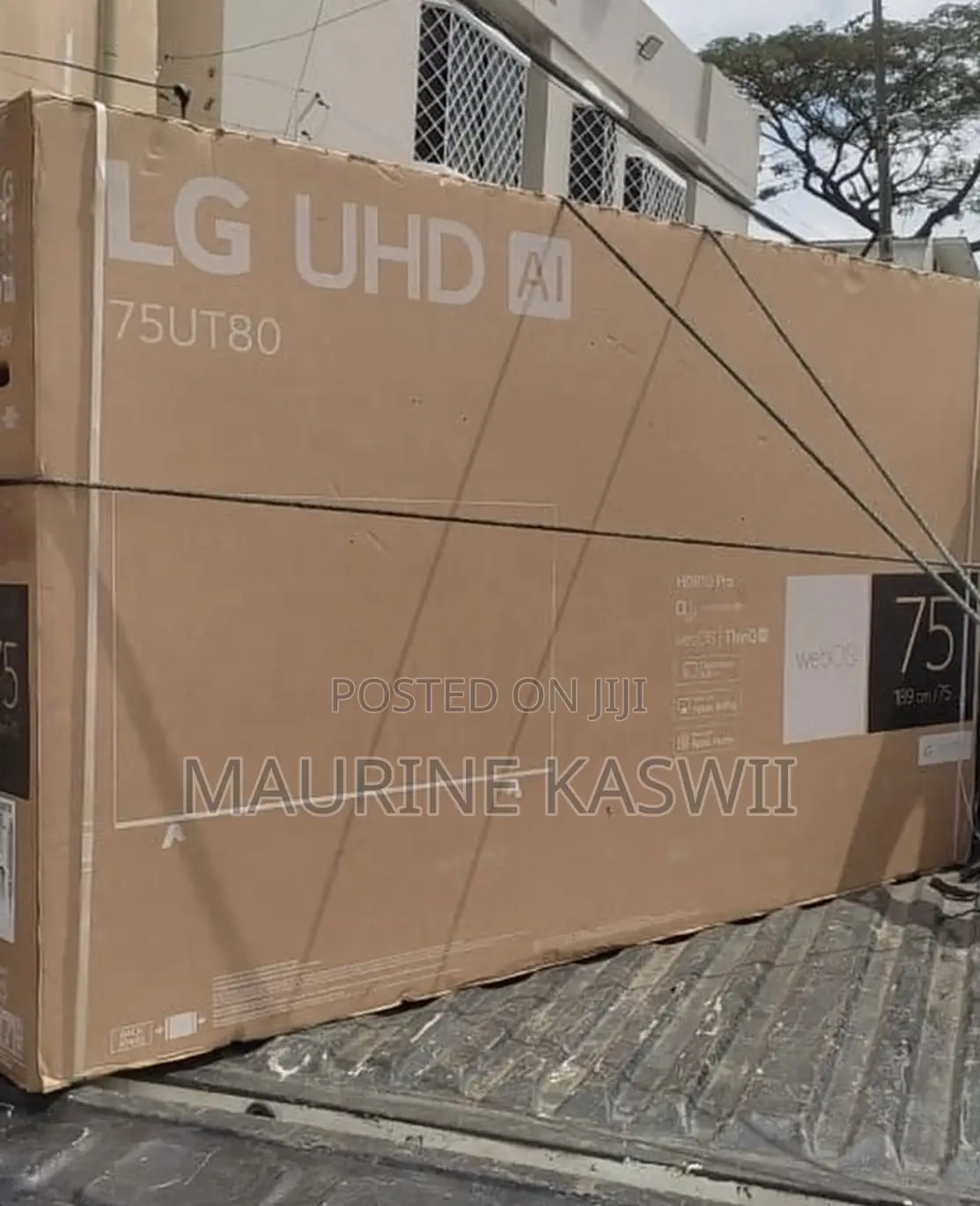 Lg 75′′ 75ut80 Smart Webos Ai Thinkq Tv