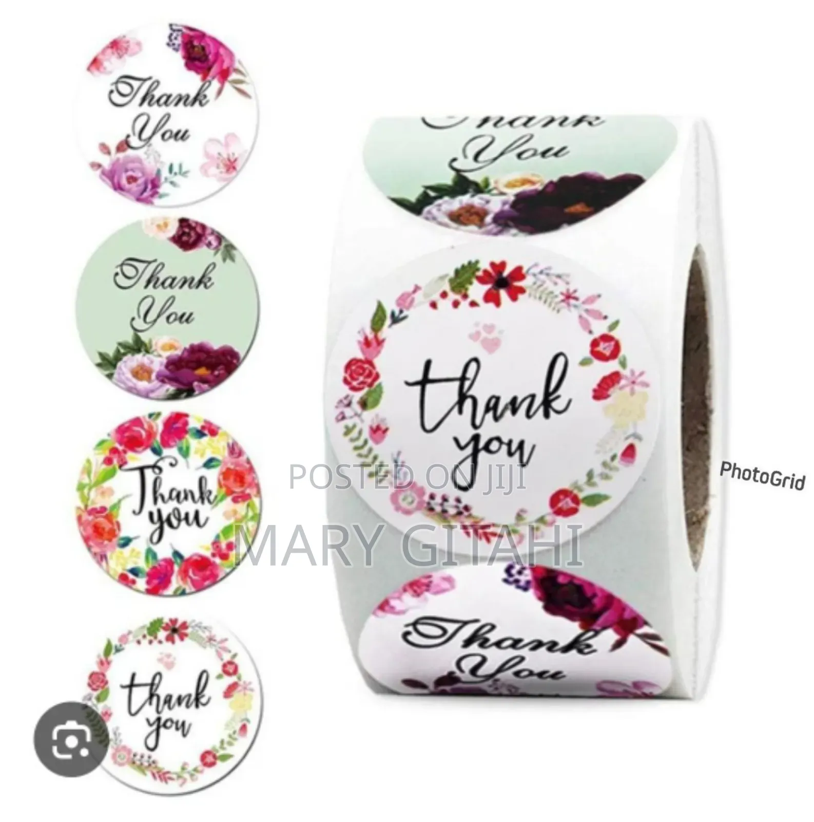 Thank You Sticker Notes Roll