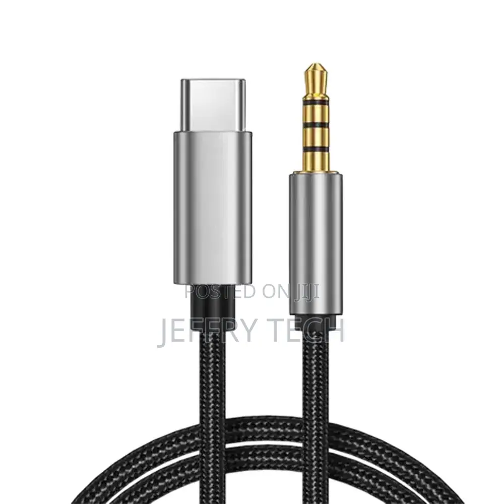 X-Scoot Xs-514 3.5mm Aux Audio to Type-C Cable 1m - Black