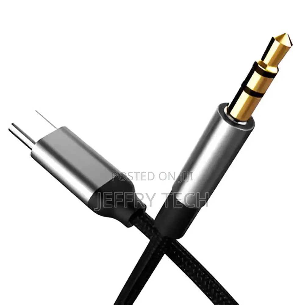 X-Scoot Xs-514 3.5mm Aux Audio to Type-C Cable 1m - Black