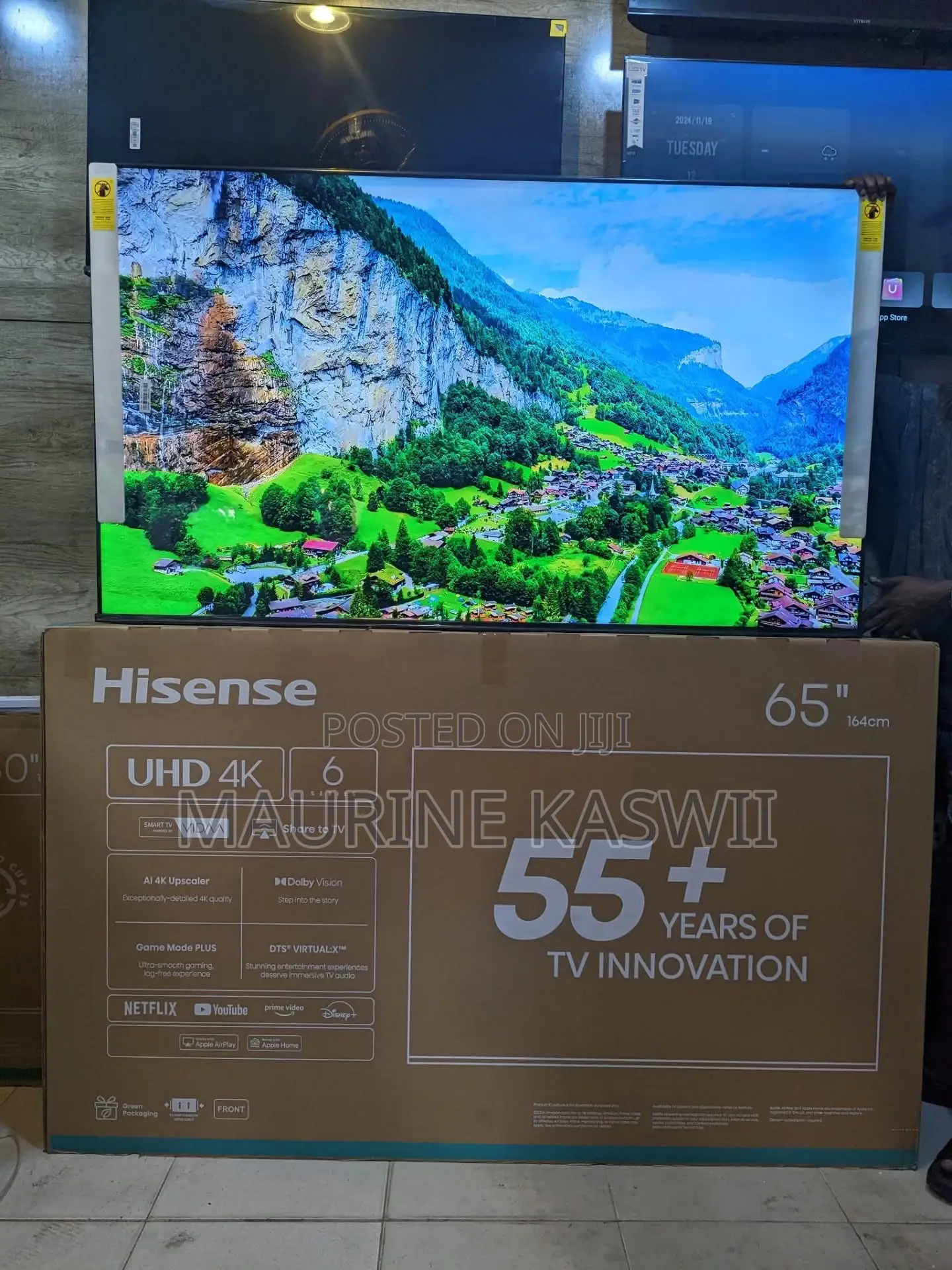 Hisense 65′′ 65a6 Uhd TV – New Model 2025