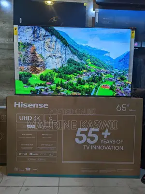 Hisense 65′′ 65a6 Uhd TV – New Model 2025