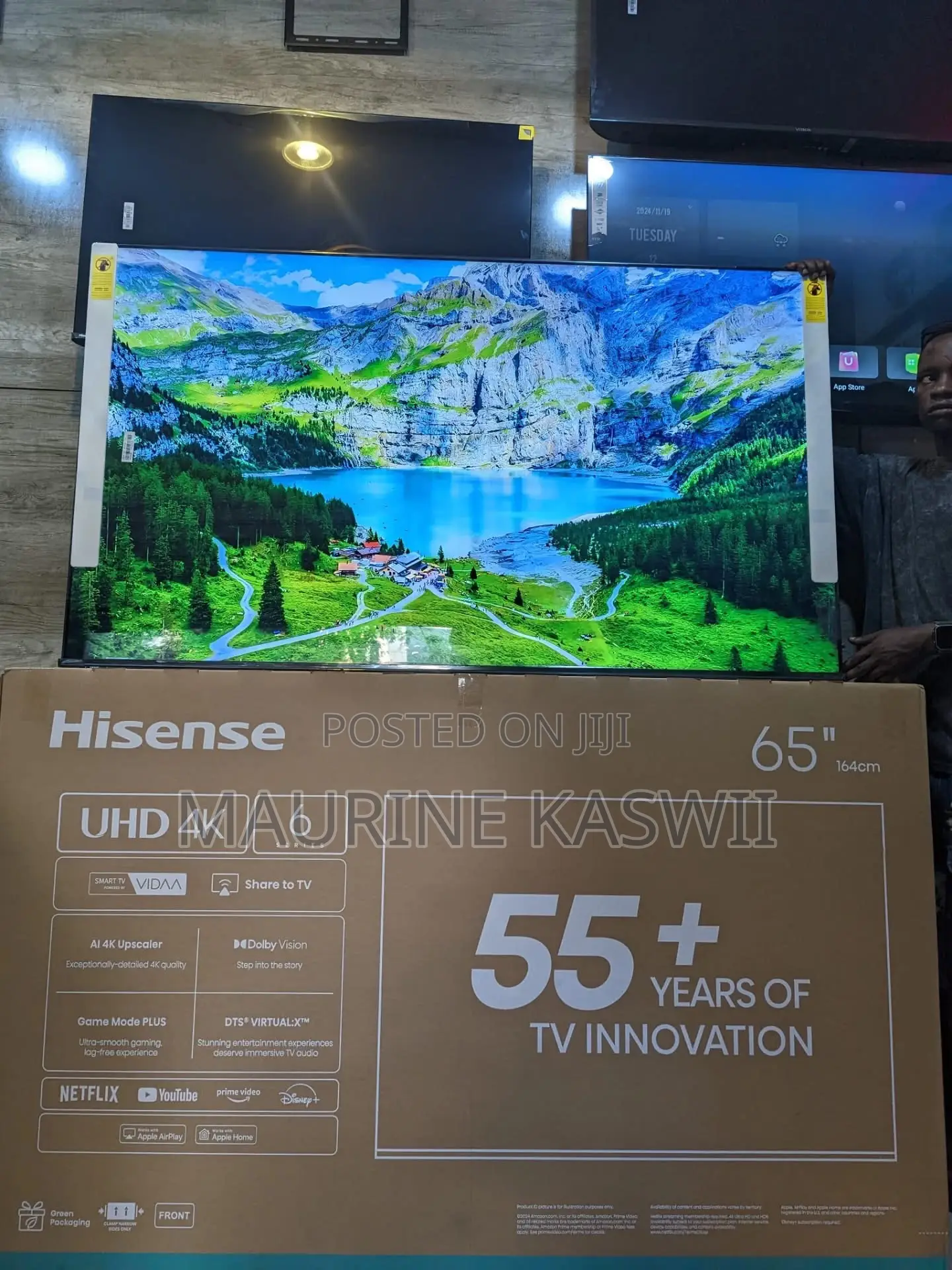 Hisense 65′′ 65a6 Uhd TV – New Model 2025