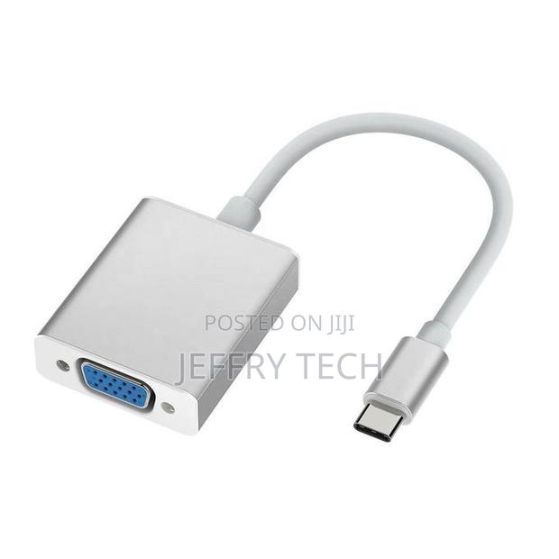 Usb Type-C to Vga Adapter for Pc Computer Phone Tv Display - thumbnail 2
