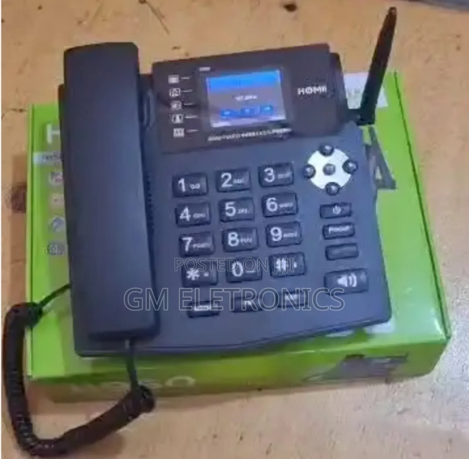 H950 Cordless Landline Telephone With Dual Sim Slot- Rechargeable