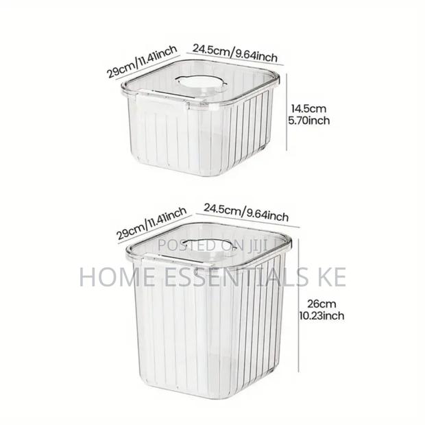 *Acrylic Big Size Cereal Containers Available in 5kg 10kg Each - thumbnail 4
