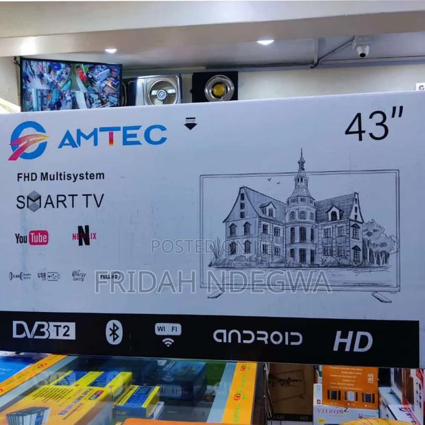 Amtec 43" Smart Android Frameless Bluetooth - main view