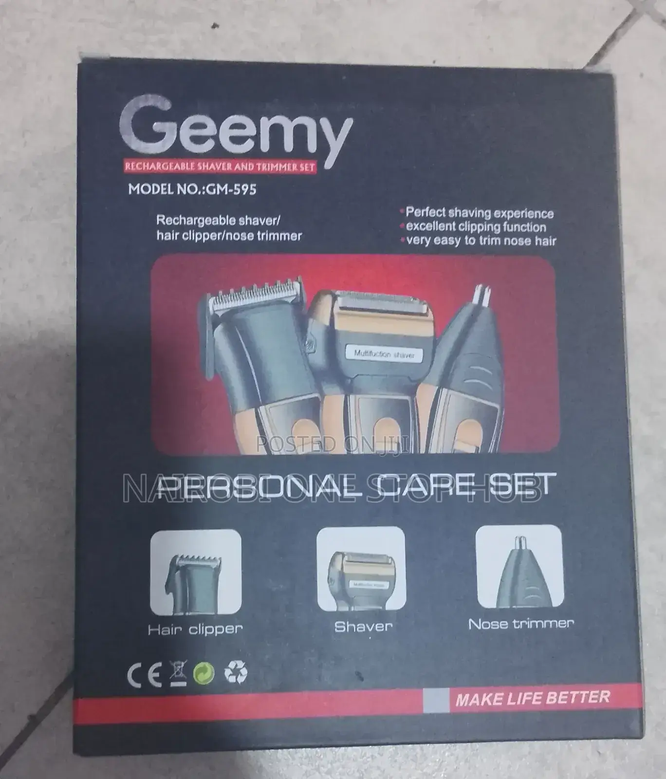 Geemy Professional Hair Clipper /Shaving Machine-Kinyozi