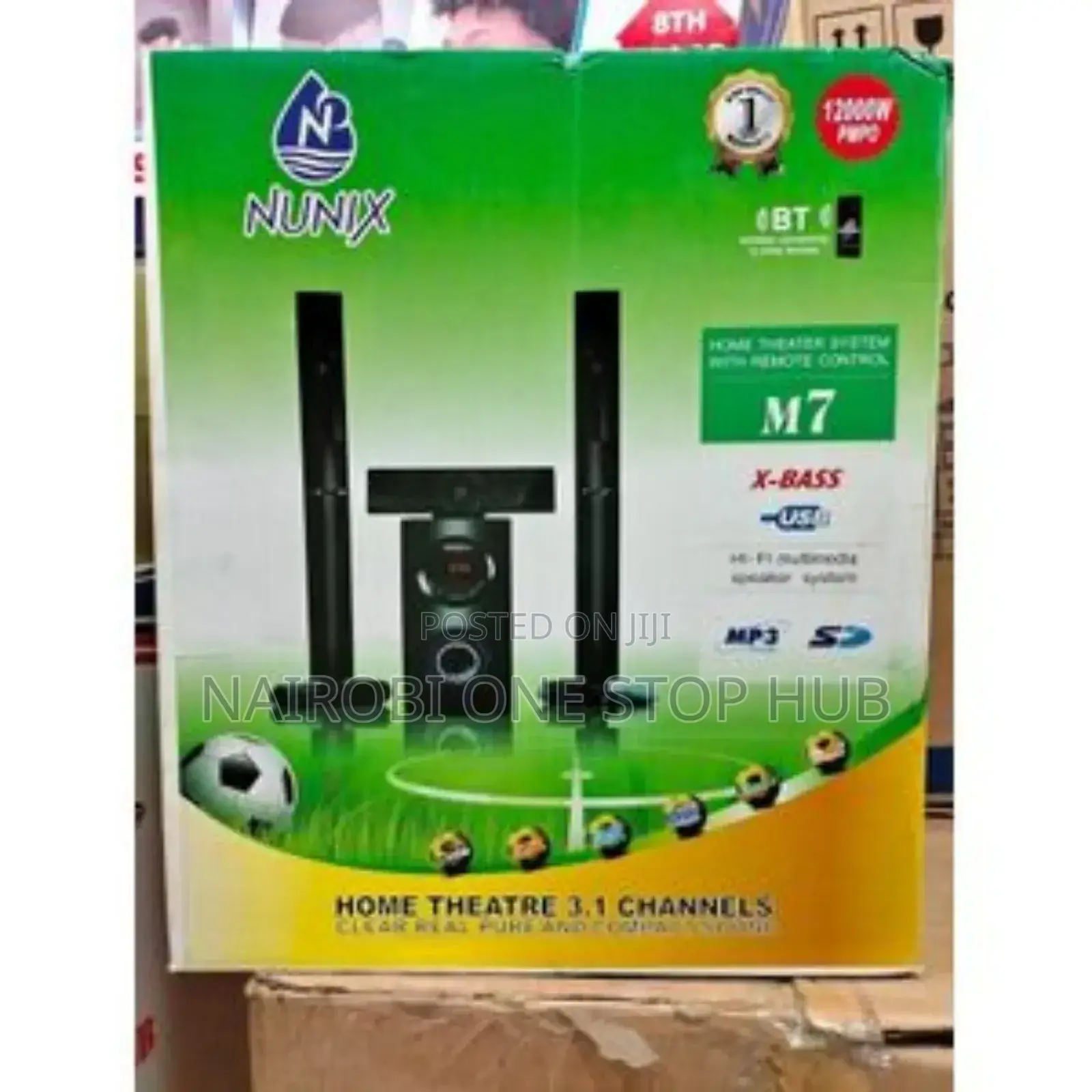 Nunix 3.1ch M7 Home Theater Sub Woofer Speaker System