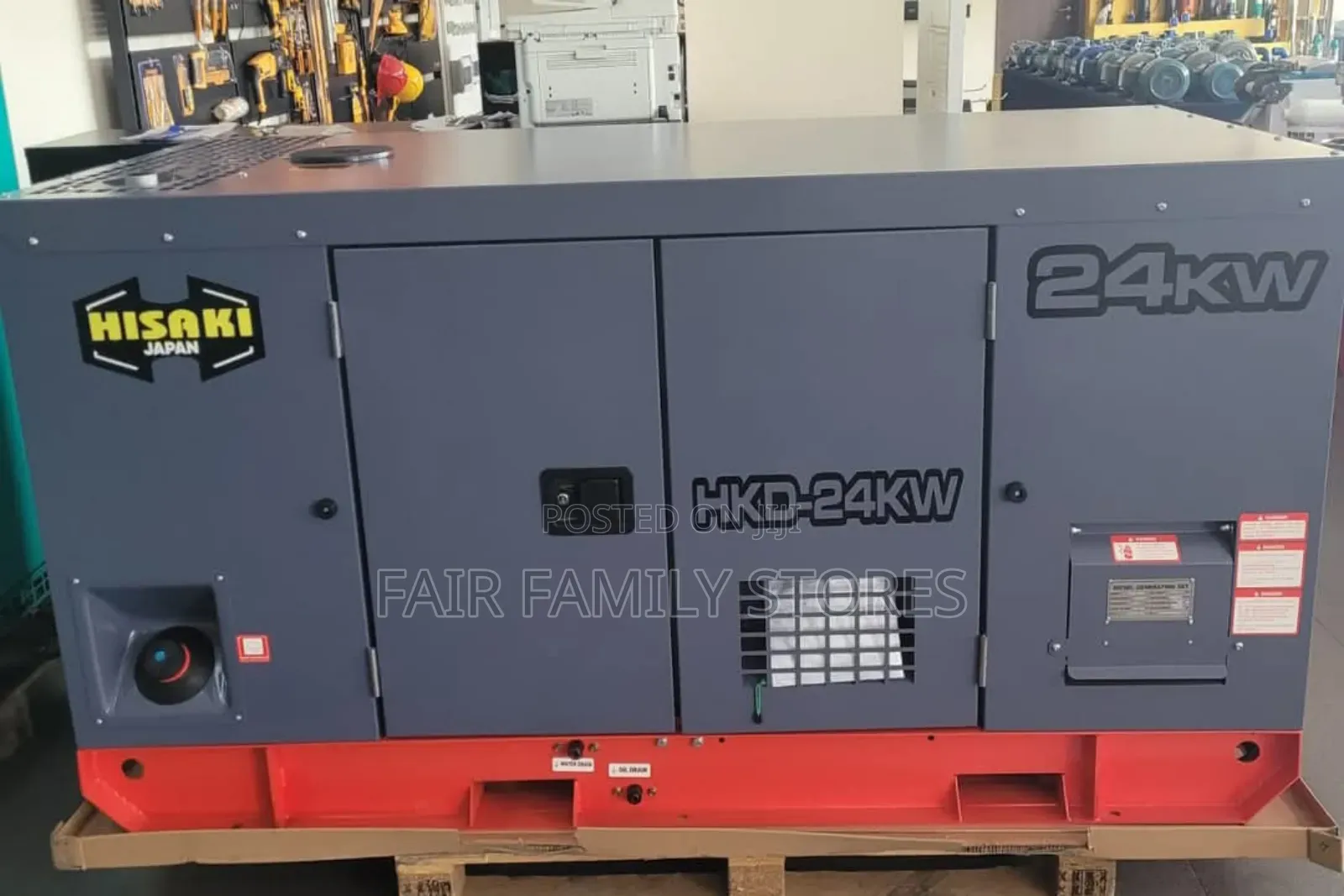 Hisaki 30kva Diesel Generator Silent Water Cooled 3-Piston: