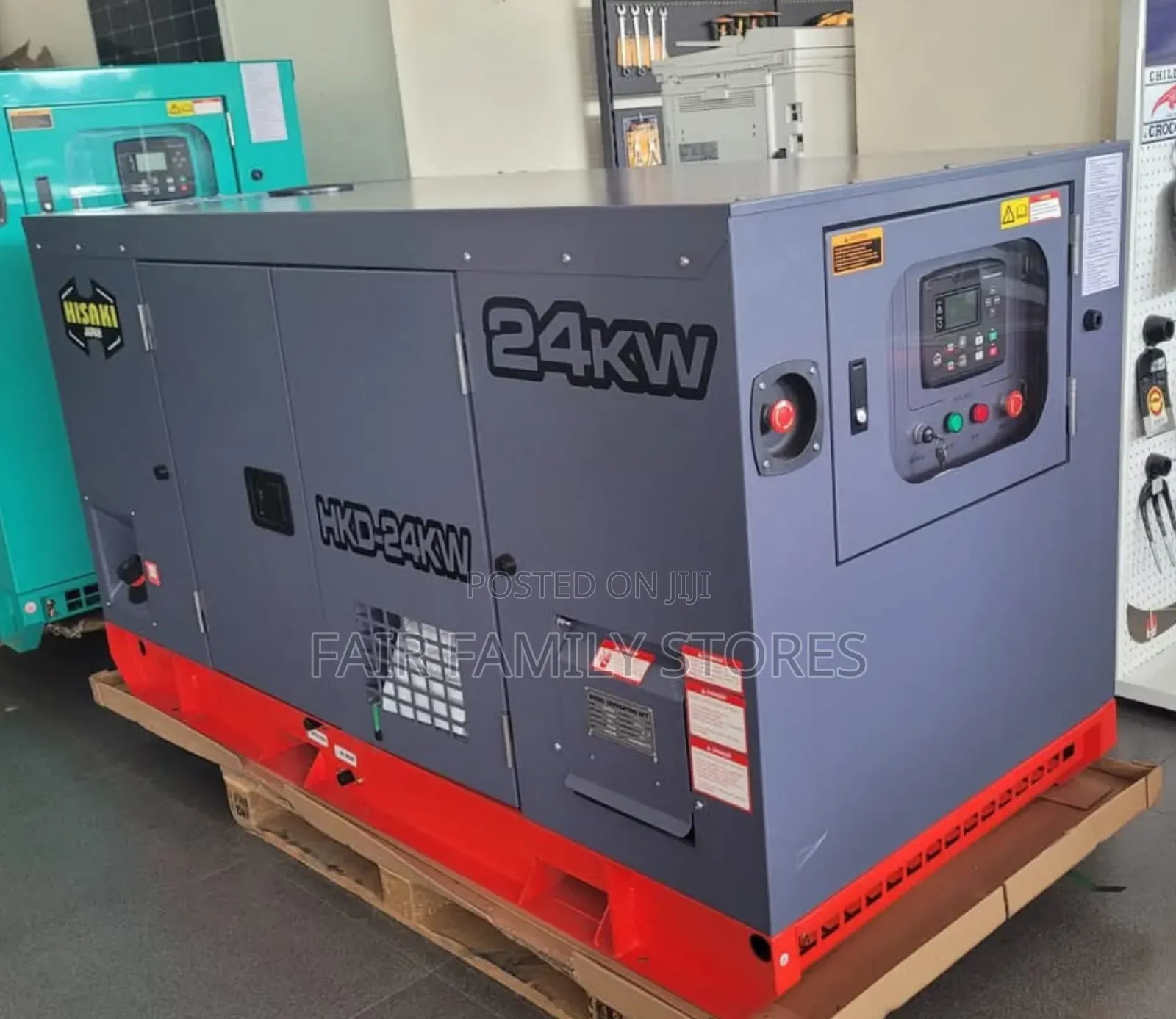 Hisaki 30kva Diesel Generator Silent Water Cooled 3-Piston: