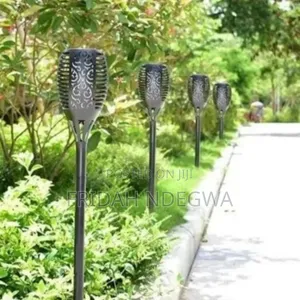Solar Powered Flame Garden Light