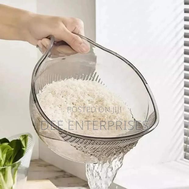 Acrylic Rice Washing Bowl/ Colander . - thumbnail 2