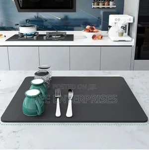 Super Absorbent Nonslip Drain Dish Drying Mat