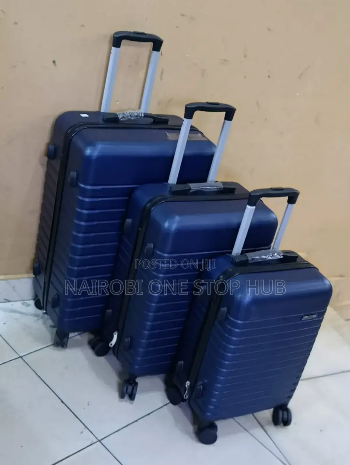 Fashion 3 in 1 Unbreakable Luxurious Rubber Suitcase Briefcase