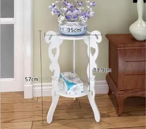 3 Legged White Decor Table