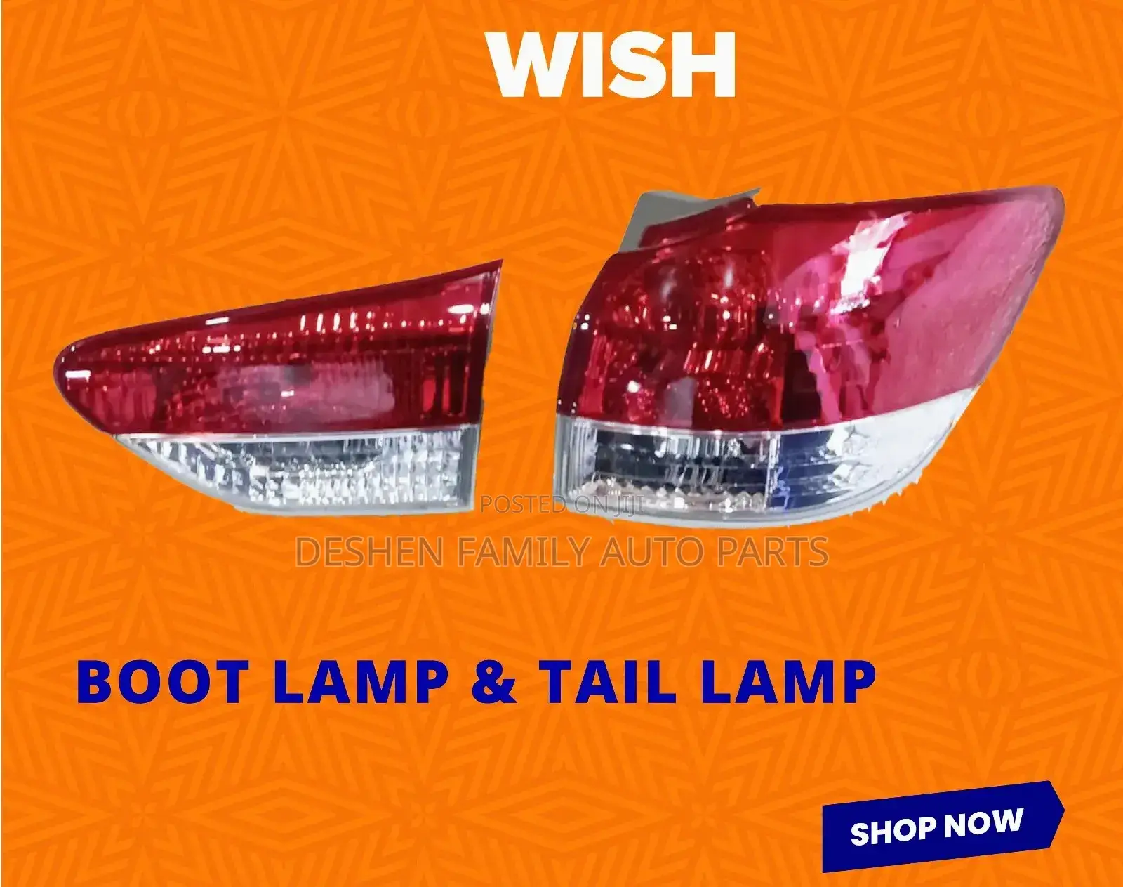 Toyota Wish 2010 Backlamp Backlight Tailamp Taillight