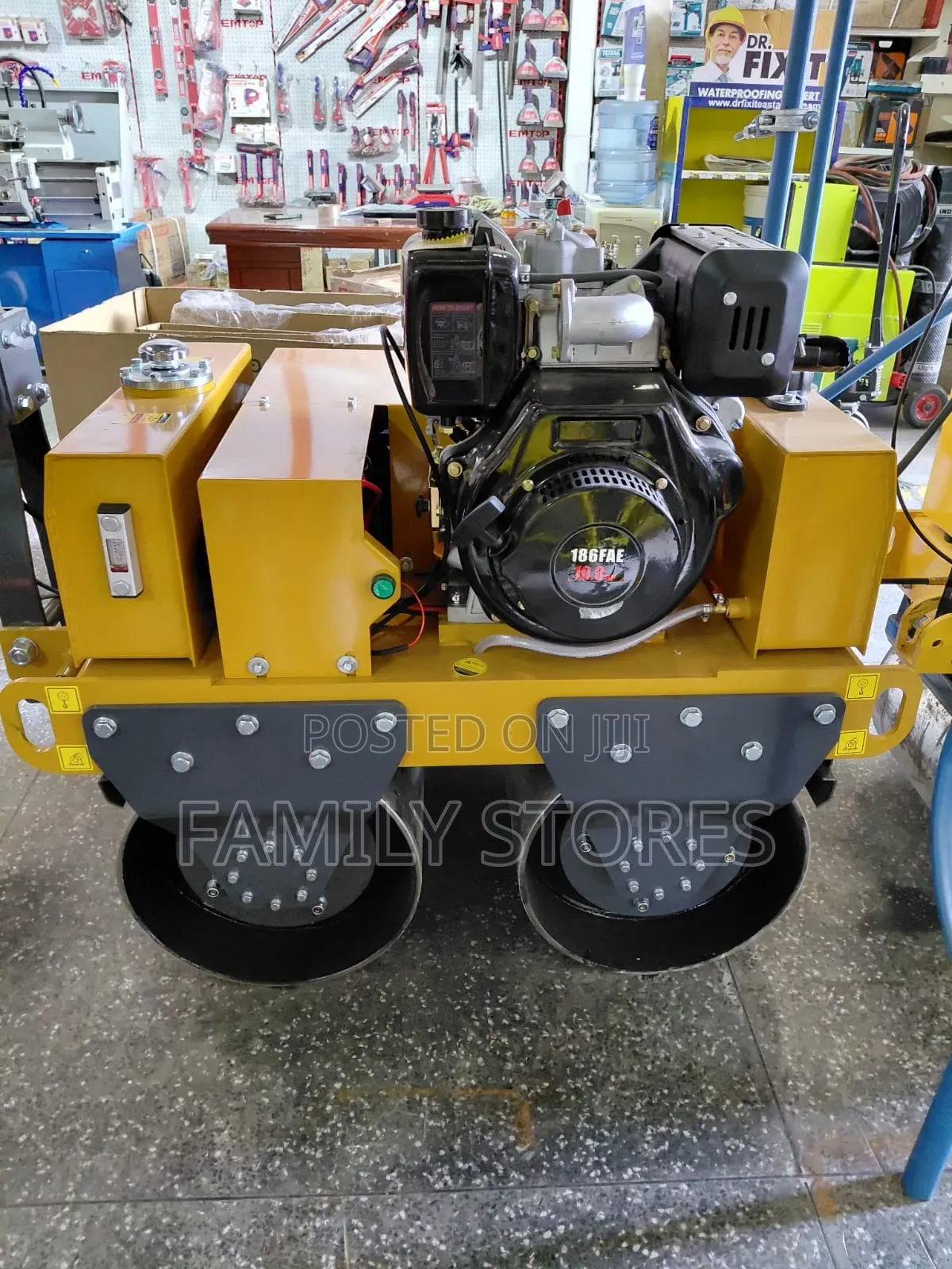 Diesel Powered Commercial Double Drum Roller Machine.