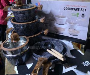 New in Bowen (Bw)16 PCS Cookware Set Black - thumbnail 2