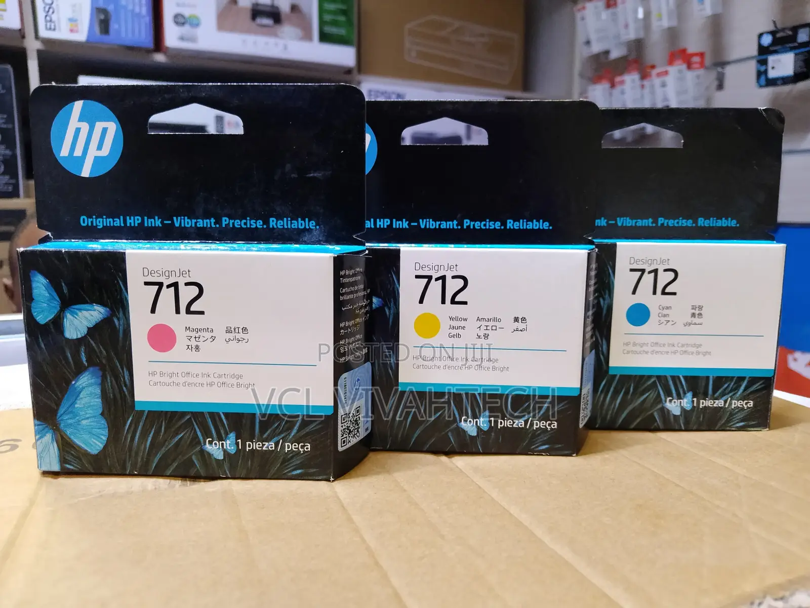 Hp 712 Magenta (29-Ml)Yellow Cyan Ink Cartridge