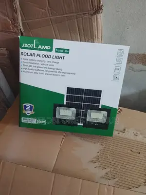 Jsto 200w Solar Floodlight Ip65 Waterproof With Remote Control