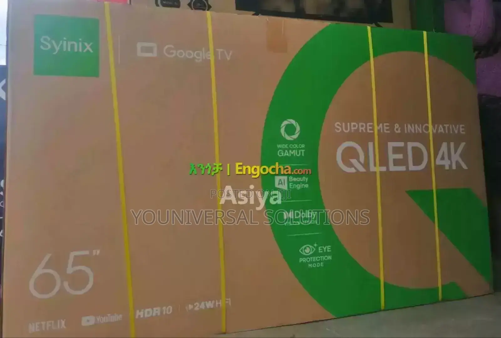 Syinix 65inch Smart Tv Qled