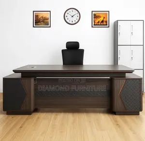 Office Furniture; Executive (2400mm) Large Wooden Desk