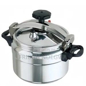 Two Handles Non Explosive Aluminum Pressure Cooker