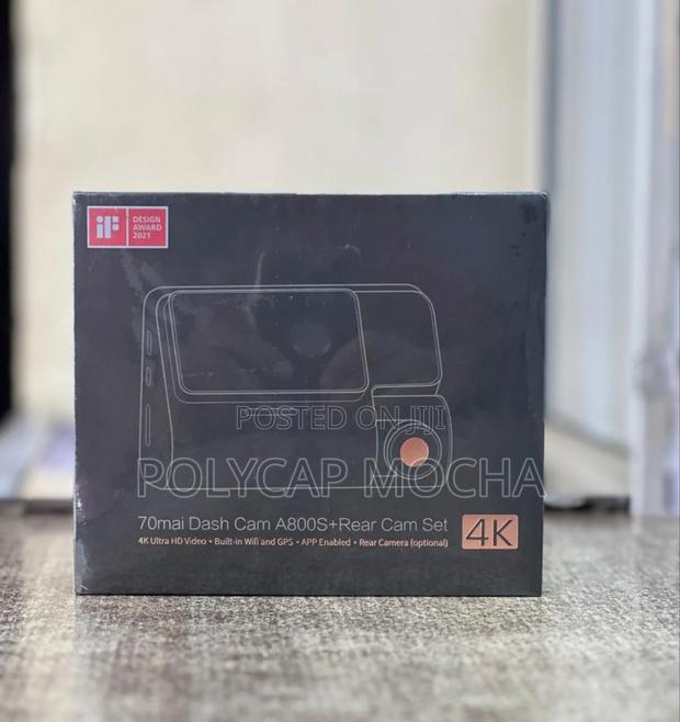 70mai Dash Cam A800s + Rear, Uhd Resolution, Built in GPS - main view